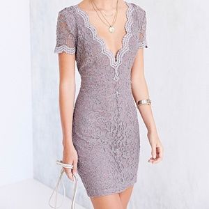 Urban Outfitters Kimchi Blue Scallop Lace Dress